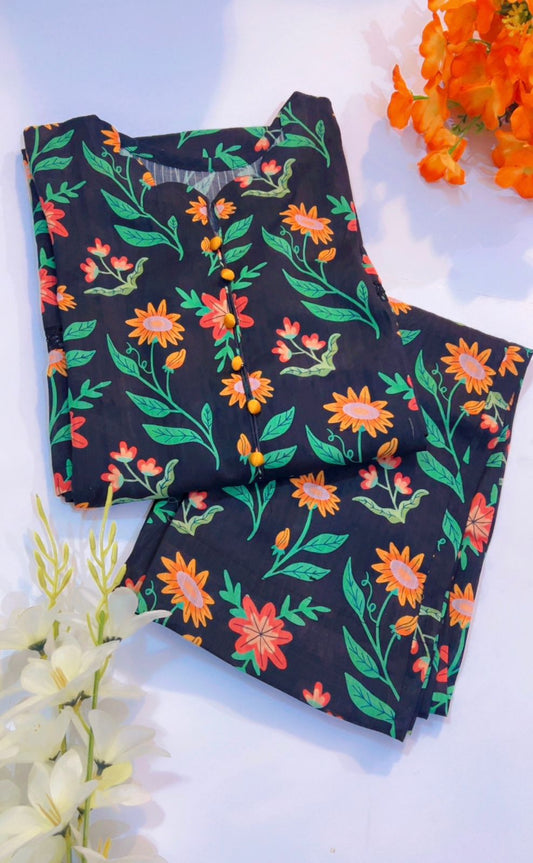 Black beauty 2pcs stitched