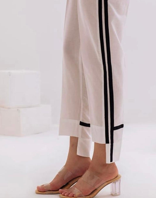 Black Line Straight Pants